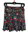 Circle of Life Skirts (4 Styles) BOLDER Athletic Wear™ FlutterCut™BZipwPiping w/ Black Shorts